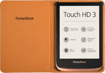 PocketBook Book Touch HD 3/Color/Touch Lux 4/5 Book Case Bruin Pocketbook hoesje