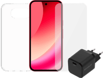 Google Pixel 10a 256GB Rood 5G + Compleet Accessoirepakket Smartphone bundel