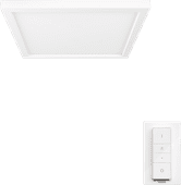 Philips Hue Aurelle Ceiling Lamp White Ambiance Square - Small Philips Hue White Ambiance smart light