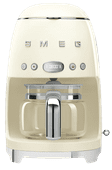 Smeg DCF02CREU Cream filter coffee machine with timer