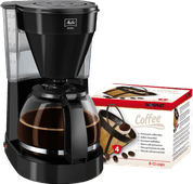 Melitta Easy II Zwart + Scanpart Permanent Filter Melitta koffiezetapparaat
