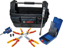 Bosch Professional 13-delige Elektricien Kit Gereedschapskoffer gevuld
