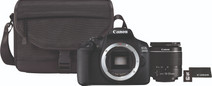 Canon EOS 2000D + 18-55mm f/3.5-5.6 DC III + Tas + 16GB Geheugenkaart Top 10 best verkochte camera's