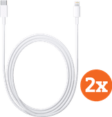 Apple USB-C to Lightning Cable 1m Plastic White Duo Pack Original Apple charging cable
