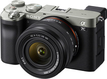 Sony A7C Zilver + 28-60mm f/4-5.6 Zwart Sony full frame systeemcamera