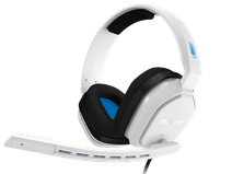 Astro A10 Gaming Headset voor PC, PS5, PS4, Xbox Series X|S, Xbox One - Wit/Blauw Astro gaming headset