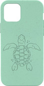 Pela Eco Friendly Apple iPhone 12 Pro Max Back Cover Blauw (Turtle Edition) Pela case