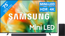 Samsung Mini-led 75" M83H (2026) + Samsung HW-Q600F (2025) Tv met HDMI 2.1