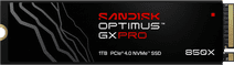 SANDISK Optimus GX PRO 850X 1TB Heatsink NVMe SSD SANDISK Optimus GX Pro interne SSD