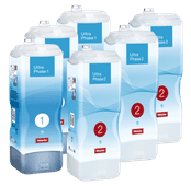 Miele Set UltraPhase 1 & 2 (6 flacons) - halfjaarpakket Miele wasmiddel
