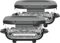 Ninja CRISPi TempWare Glazen Schaal - Set van 2 (1,4 L) Bakvorm voor hetelucht friteuse