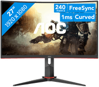 AOC C27G2ZE/BK Gaming monitor met een hoge verversingssnelheid