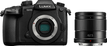 Panasonic Lumix DC-GH5 + Lumix G 42,5mm f/1.7 ASPH O.I.S. Zwart Panasonic Lumix camera