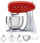 SMEG SMF02RDEU Rood Keukenmixer voor kleine tot middelgrote bereidingen