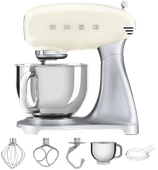 SMEG SMF02CREU Crème Keukenmixer voor kleine tot middelgrote bereidingen