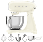 SMEG SMF03CREU Crème Keukenmixer voor kleine tot middelgrote bereidingen