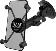 RAM Mounts Universele Telefoonhouder Auto Zuignap Voorruit/Dashboard Groot Telefoonhouder voor op je dashboard