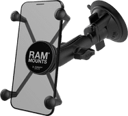 RAM Mounts Universal Phone Mount Car Suction Cup Windshield/Dashboard Large Phone mount for your dashboard