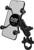 RAM Mounts U-Bolt Phone Mount Motorcycle Handlebar Small iPhone mount