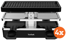 Tefal Plug & Share RE230812 - 8 People Raclette grill with separate plates