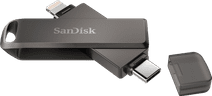 Coolblue SanDisk iXpand Flash Drive Luxe 256GB Type-C + Lightning Connector aanbieding
