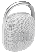 JBL Clip 4 White Bluetooth speaker for on the go