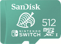 Sandisk MicroSDXC Extreme Gaming 512GB Animal Crossing (Nintendo Licensed) Sandisk geheugenkaart