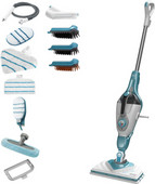 BLACK+DECKER 13-in-1 Steam-mop met SteaMitt Stoomreiniger voor textiel