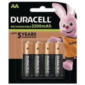 Duracell Recharge Ultra AA-batterijen 4 stuks Miniset accessoires