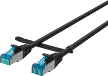 BlueBuilt Netwerkkabel STP CAT6 1 meter zwart Computer kabel