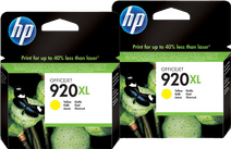 Coolblue HP 920XL Cartridges Geel Duo Pack aanbieding