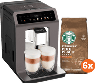 Krups Evidence One EA895E + Starbucks Coffee Beans Fully automatic coffee machine with average help with maintenance