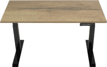 Euroseats Elektrisch Zit Sta Bureau 140 x 80 Zwart/Eiken Zit sta bureau