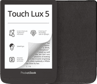 Coolblue PocketBook Touch Lux 5 Ink Zwart + PocketBook Shell Book Case Zwart aanbieding