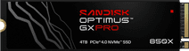 SANDISK Optimus GX PRO 850X 4TB Heatsink NVMe SSD SANDISK Optimus GX Pro interne SSD