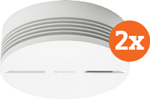 Netatmo Smart Smoke Detector (10 years) Duo Pack Apple HomeKit smoke detector