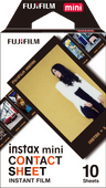 Fujifilm Instax Mini Film Contact (10 stuks) Fujifilm Instax fotopapier