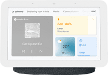 Google Nest Hub 2 Charcoal Smart home apparaat in onze winkel