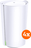 Coolblue TP-Link Deco X90 Mesh Wifi 6 (4-pack) - 2021 aanbieding