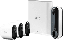 Coolblue Arlo PRO 3 3-Pack + Wire Free Video Doorbell Wit aanbieding