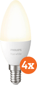 Philips Hue Candle Light White E14 Bluetooth 4-pack Philips Hue E14 fitting