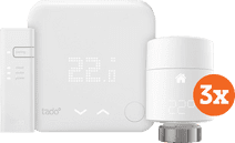 Tado Slimme Thermostaat V3+ startpakket + 3 radiatorknoppen OpenTherm compatible thermostaat