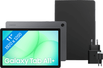 Samsung Galaxy Tab A11 Plus 11 inch 128GB Wifi + 5G Grijs EE + Basis accessoirepakket Samsung Enterprise editie smartphone en tablet