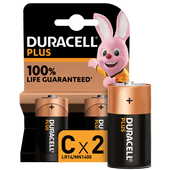 Duracell Alkaline Plus C batteries 2 units Battery