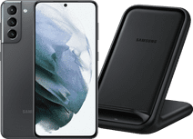 Coolblue Samsung Galaxy S21 128GB Grijs 5G + Samsung Wireless Charger aanbieding