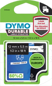 DYMO Duurzame D1 Tape 12 mm x 5,5 m Zwart Wit Label 