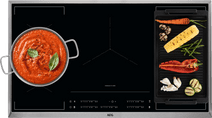 AEG IKE95454XB 88cm cutout width cooktop