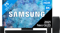 Samsung Neo QLED 8K 75QN900A + Soundbar aanbieding
