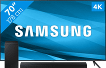 Samsung Crystal UHD 70AU7100 (2021) + Soundbar 70 inch tv