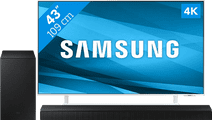 Samsung Crystal UHD 43AU9080 (2021) + Soundbar Witte tv